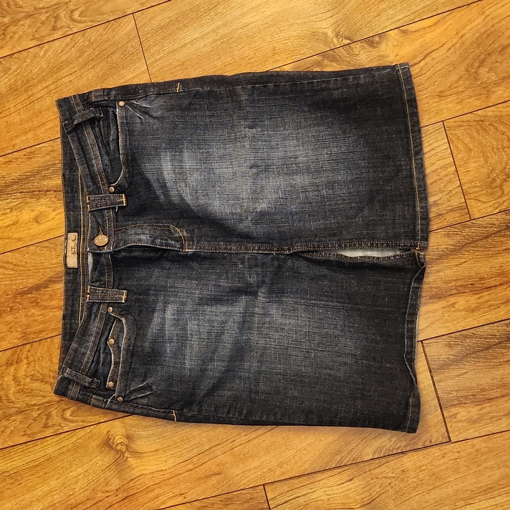 See Thru Soul Denim Skirt Size 32
